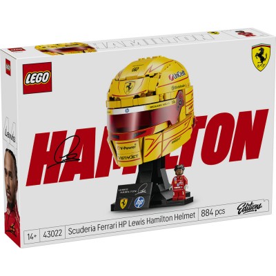 LEGO® Editions Scuderia Ferrari HP Lewis Hamilton Helmet 43022