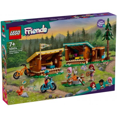 LEGO® Friends Adventure Camp Cosy Cabins 42624