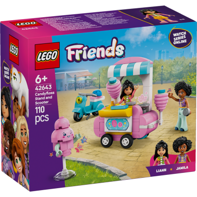 LEGO® Friends Cotton Candy Stand and Scooter 42643