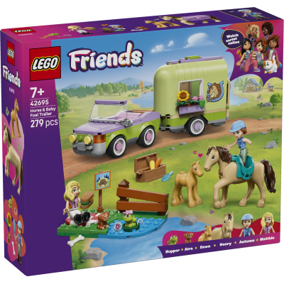 LEGO® Friends Horse & Baby Foal Trailer 42695