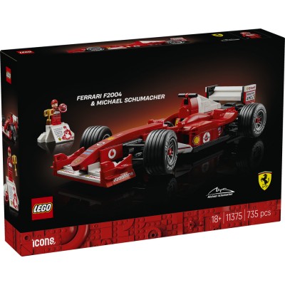 LEGO® Icons Ferrari F2004 & Michael Schumacher 11375