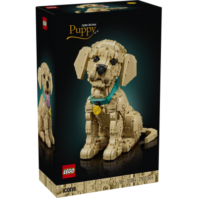 LEGO® Icons Golden Retriever Puppy 11384