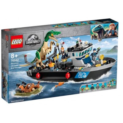 LEGO® Jurassic World Baryonyx Dinosaur Boat Escape 76942