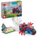 LEGO® Marvel Spidey And His Amazing Friends Spidey on his Motorcycle vs. Rhino 11206
