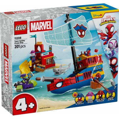 LEGO® Marvel Spidey And His Amazing Friends Team Spidey Pirate Ship 11208