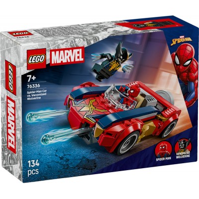 LEGO® Marvel Spider-Man Car vs. Venomized Wolverine 76336