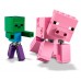LEGO® Minecraft™ BigFig Pig and Baby Zombie 21157