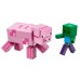 LEGO® Minecraft™ BigFig Pig and Baby Zombie 21157
