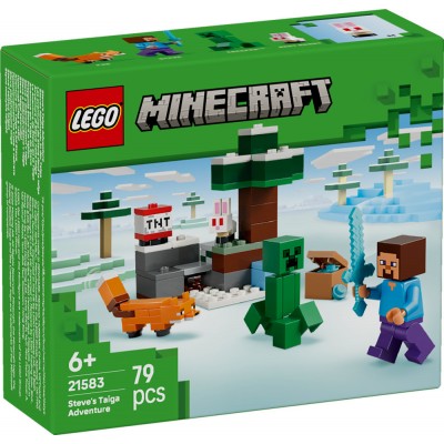 LEGO® Minecraft® Steve’s Taiga Adventure 21583