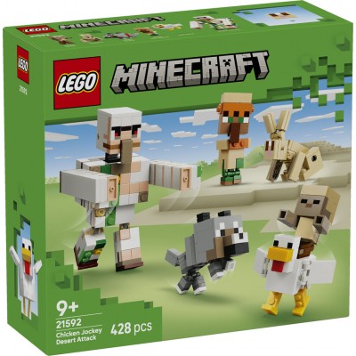 LEGO® Minecraft® Chicken Jockey Desert Attack 21592