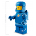 LEGO® Up-Scaled Blue Astronaut Minifigure 40921