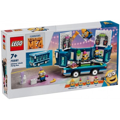 LEGO® Despicable Me 4 Minions’ Music Party Bus 75581