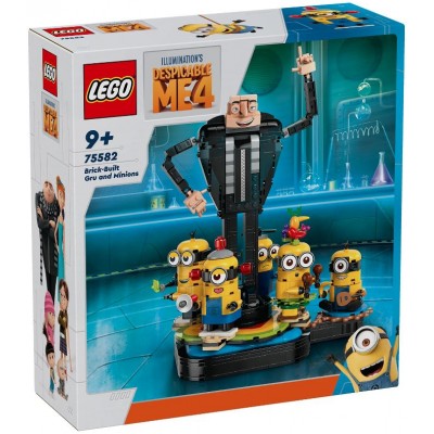 LEGO® Despicable Me 4 Brick-Built Gru and Minions 75582