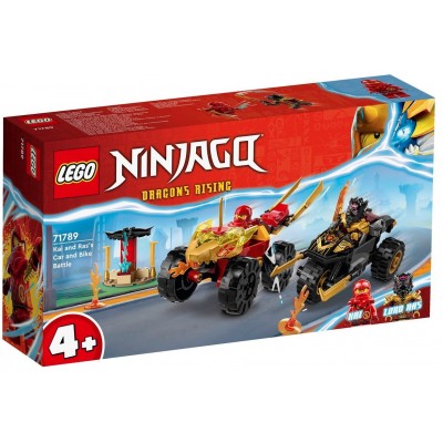 LEGO® NINJAGO® Kai and Ras’s Car and Bike Battle 71789