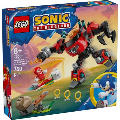 LEGO® Sonic the Hedgehog™ Knuckles vs. Dr. Eggman Egg Crusher Mech 77005