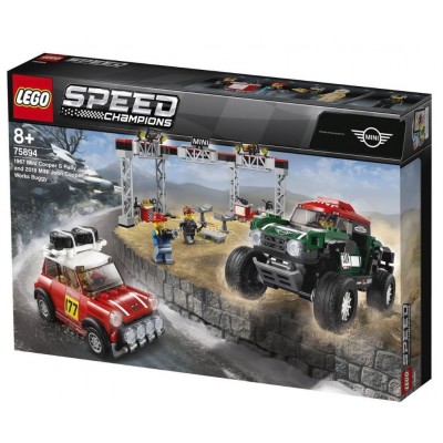LEGO® Speed Champions 1967 Mini Cooper S Rally and 2018 MINI John Cooper Works Buggy 75894