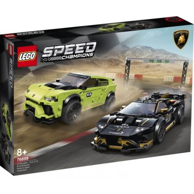 LEGO® Speed Champions Lamborghini Huracán Super Trofeo EVO and Lamborghini Urus ST-X 76899