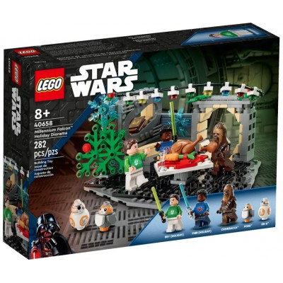 LEGO® Star Wars™ Millennium Falcon™ Holiday Diorama 40658