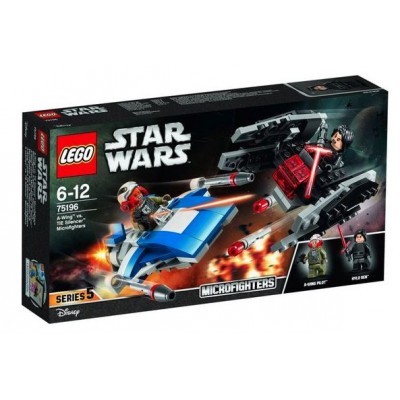 LEGO® Star Wars™ A-Wing vs. TIE Silencer Microfighters 75196