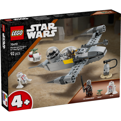 LEGO® Star Wars™ Mando and Grogu's N-1 Starfighter™ 75410