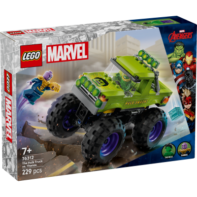 LEGO® Marvel The Hulk Truck vs Thanos 76312