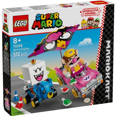 LEGO® Super Mario™: Mario Kart™ – Wario & King Boo 72038