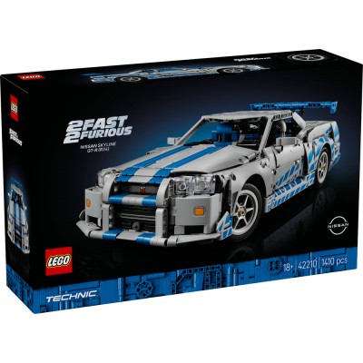 LEGO® Technic 2 Fast 2 Furious Nissan Skyline GT-R (R34) Car 42210