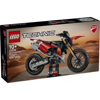 LEGO® Technic™ Ducati Desmo450 MX Factory Motorcycle 42238