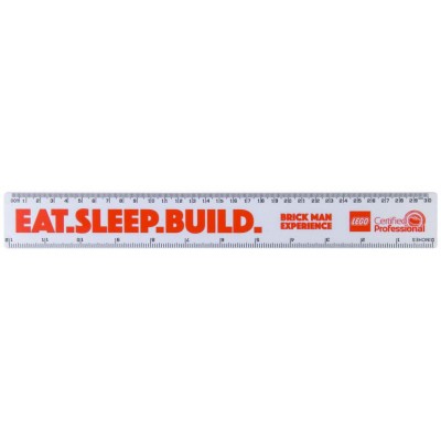 BRICK MAN EXPERIENCE EAT SLEEP BUILD Ruler