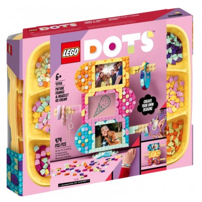 LEGO® DOTS Ice Cream Picture Frames & Bracelet 41956